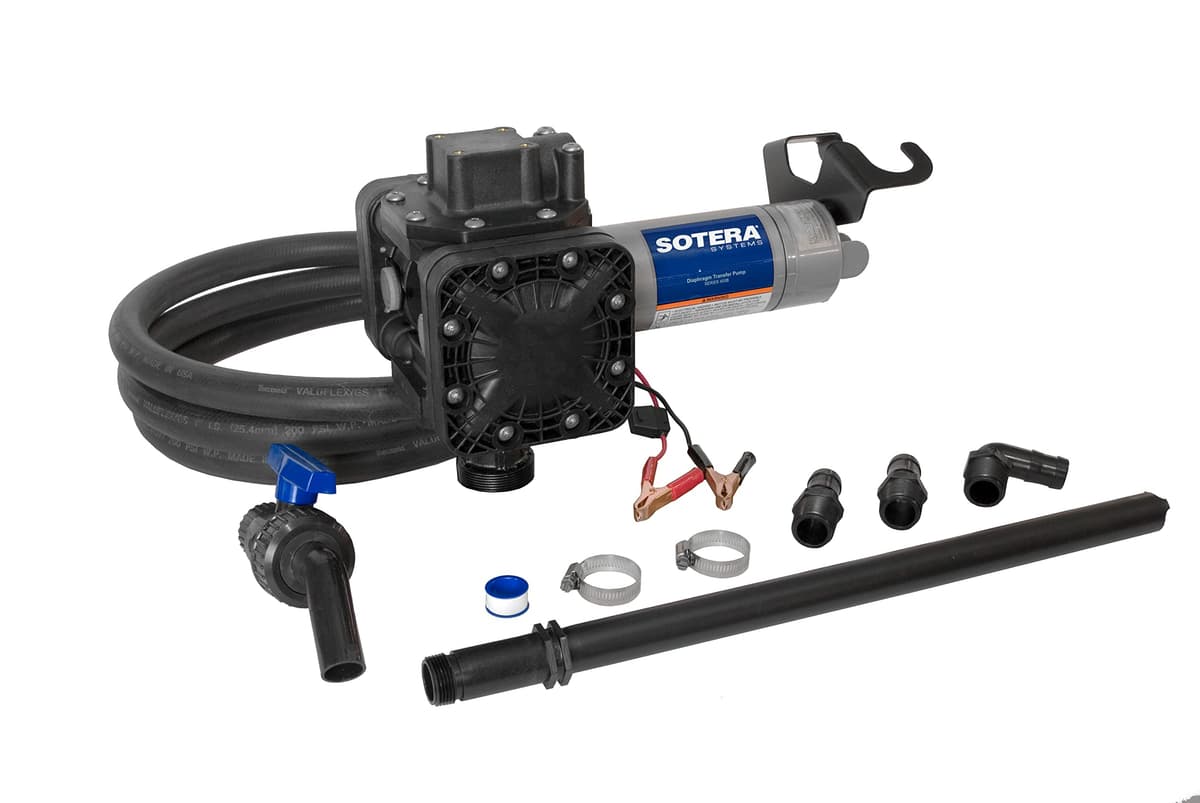 Sotera Fill-Rite SS420B 12V DC Bomba de diafragma para transferencia de combustible/químicos