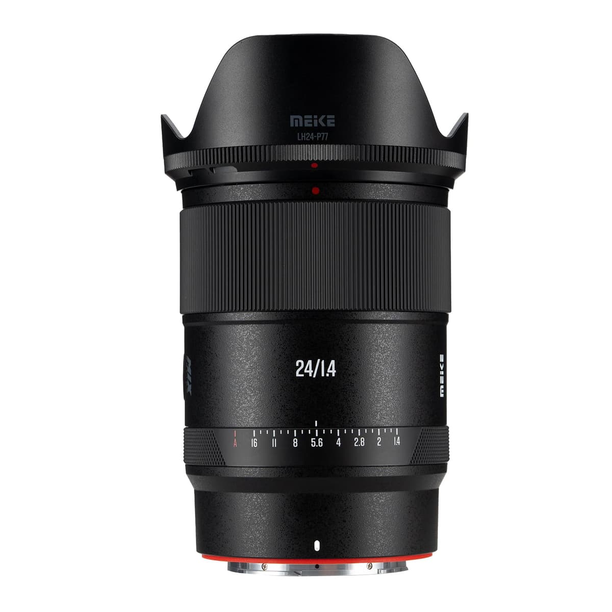 Meike 24 mm F1.4 gran angular ultra para sensor completo AF STM lente fija prime para paisajes, autoenfoque para cámaras sin espejo Sony E-mount (A9, A9II, A7III, A7II, A7RII, A7, A7RIII, A7RIV, A7IV, A7C, A7CII, A7SIII) MK-2414FFSTM-E