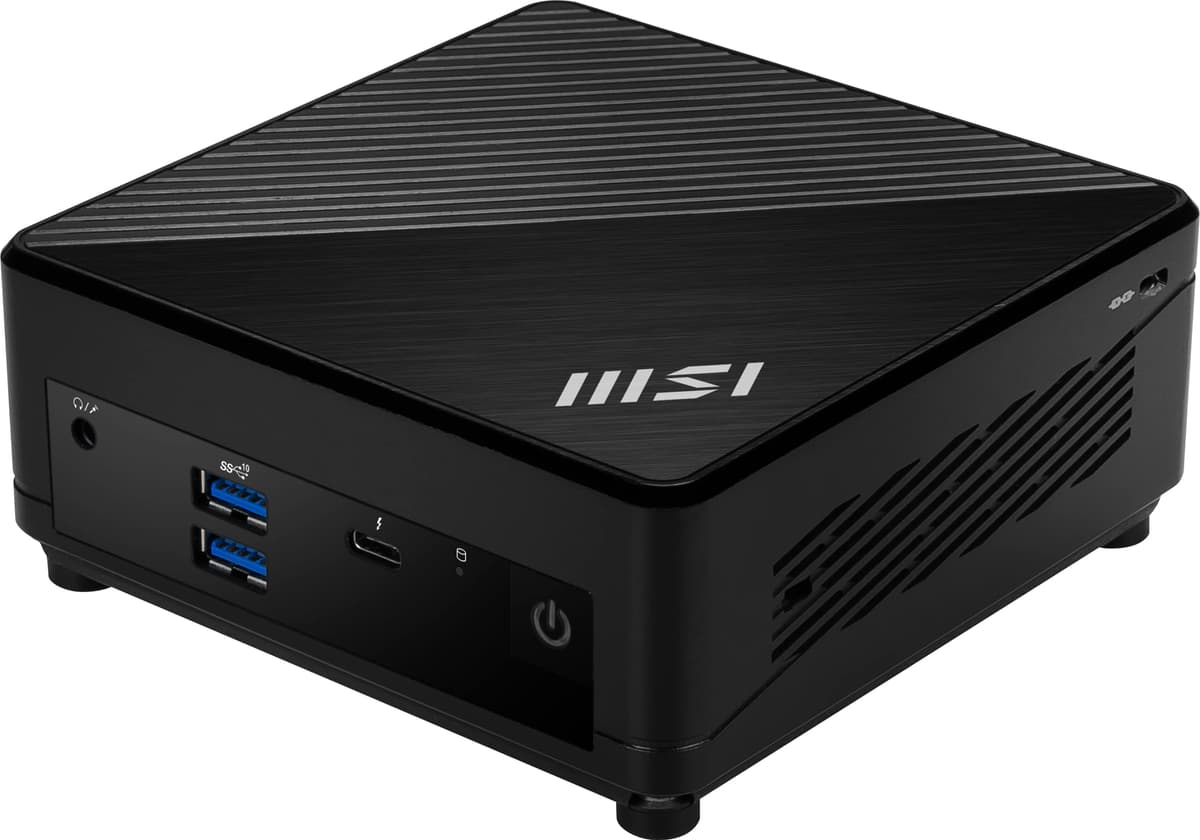 msi Cubi 5 12M Mini PC 0.7L Intel Core i5-1235U, WiFi 6, Dual LAN, Thunderbolt CUBI512M015B