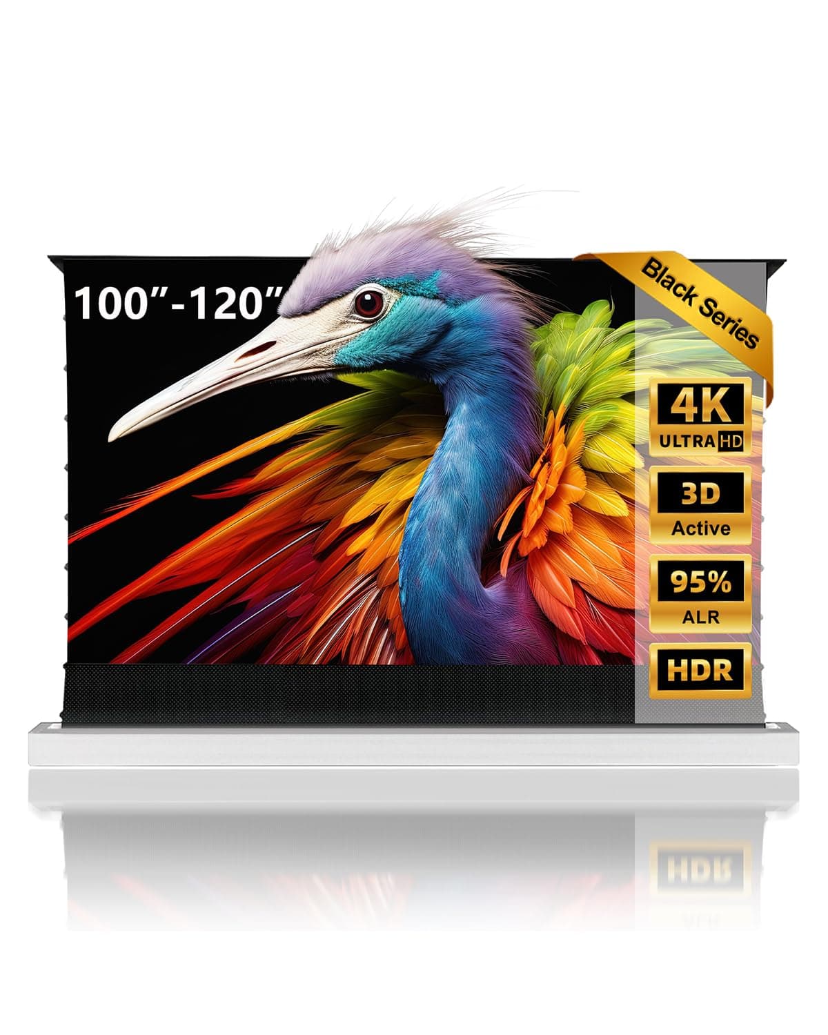 NothPJ NothingProjector ALR Motorized 100" Pantalla Retráctil Floor Rising 4K UHD Blanca