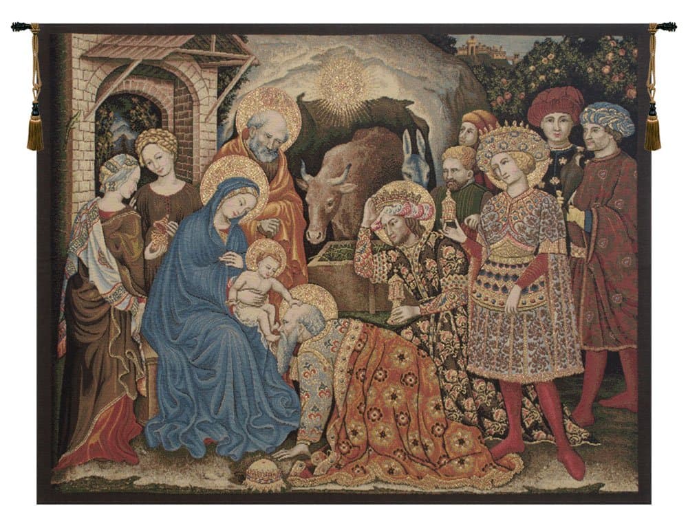 C Charlotte Home Furnishings Inc Tapiz Adoration Palla Strozzi 42 x 52" estilo italiano en mezcla de algodón, viscosa y poliéster