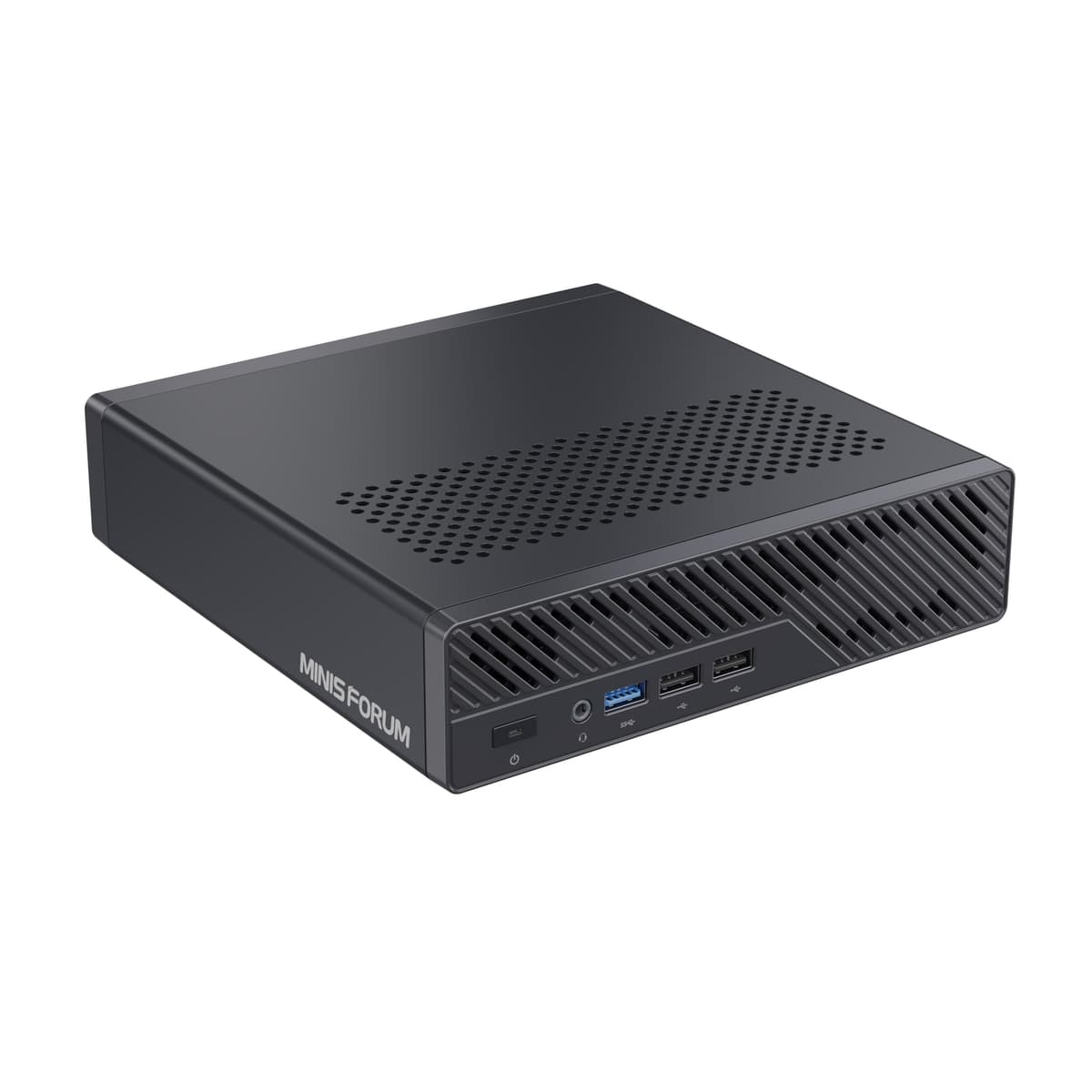 MINISFORUM ARM Mini Workstation con arranque UEFI, CPU integrada basada en ARM CP8180 (12 C/12T, 2.6GHz, 45 Tops), 64GB LPDDR5 5500MHz RAM con ECC, SSD M.2 1TB, LAN dual 10G, WiFi 6e/BT5.3 MS-R1