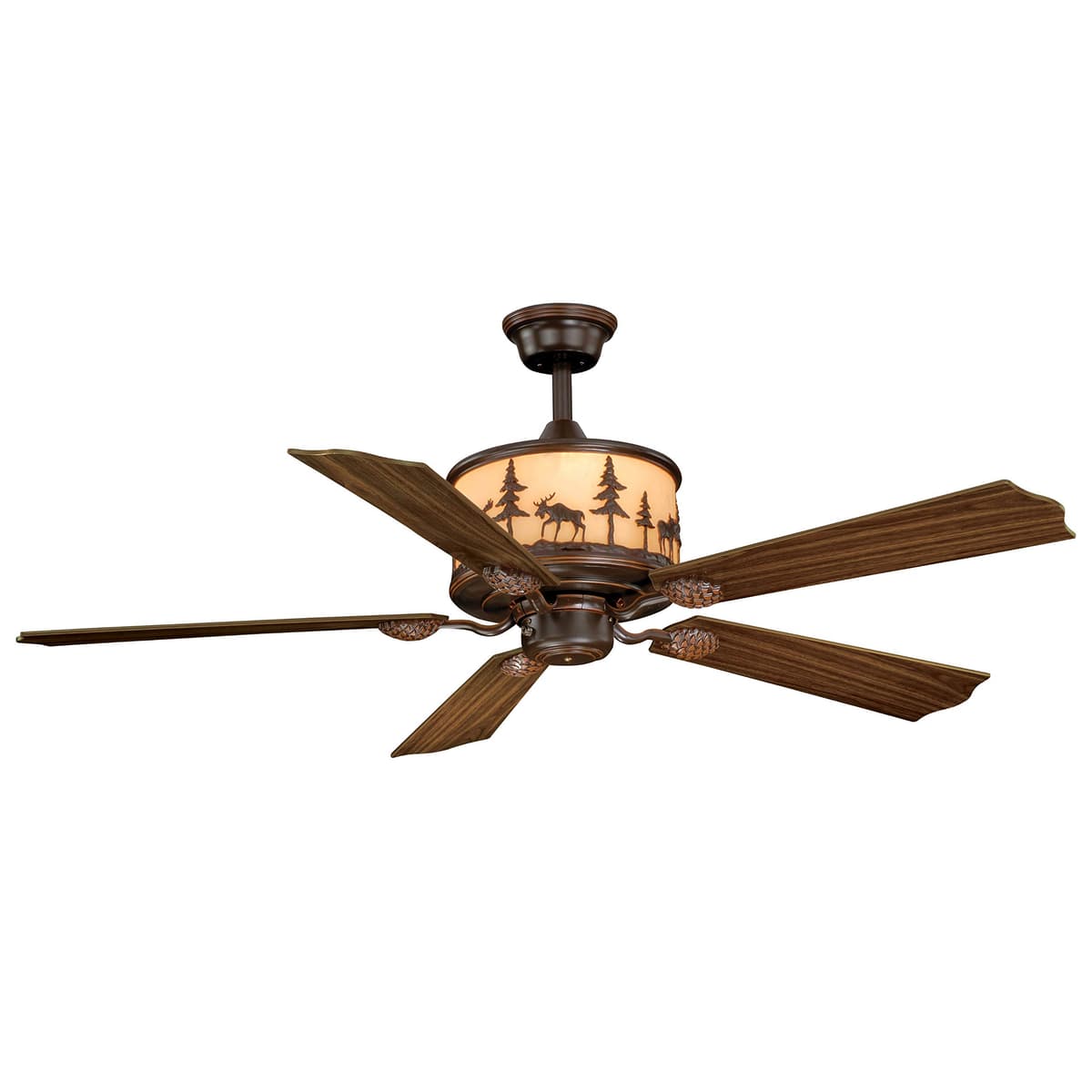 Ventilador de techo VAXCEL Yellowstone 56” Bronce envejecido con control remoto FN56305BBZ