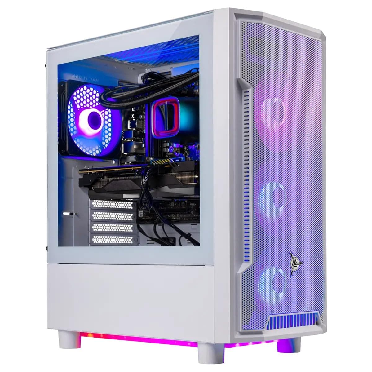 Skytech Archangel Gaming PC - Intel i7-12700F, RTX 4060 Ti, 1TB NVMe, 16GB DDR4, 240mm AIO ST-ARCH4-0760-W-AM
