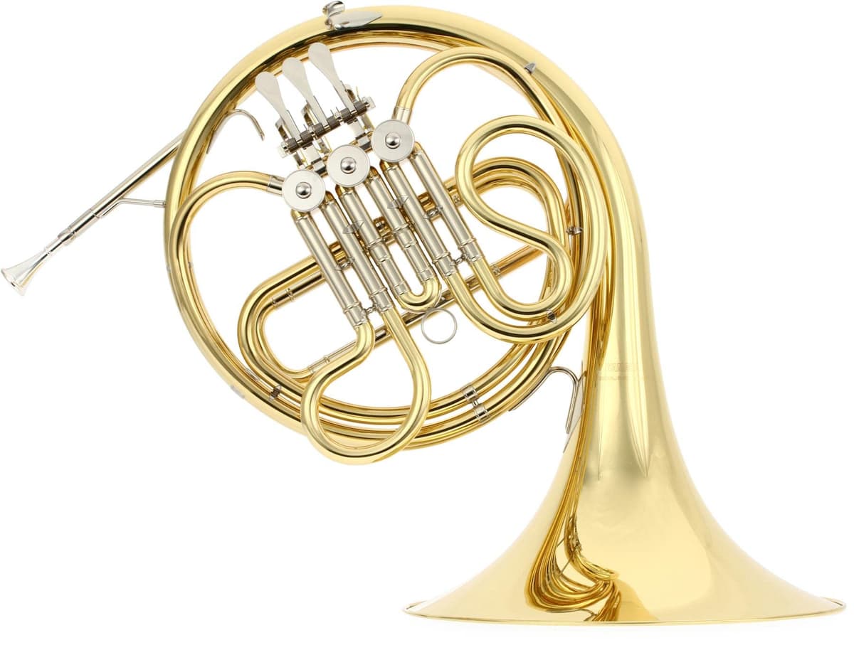 Trompa francesa Yamaha YHR-314II Student F - Laca transparente