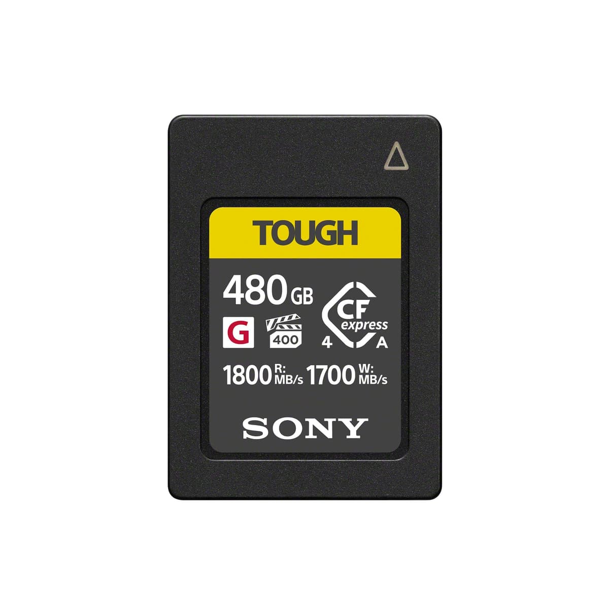 Tarjeta de memoria Sony CFexpress Tipo A resistente 480 GB - Lectura 1800 MB/s, Escritura 1700 MB/s, Certificación VPG400 CEA-G480T