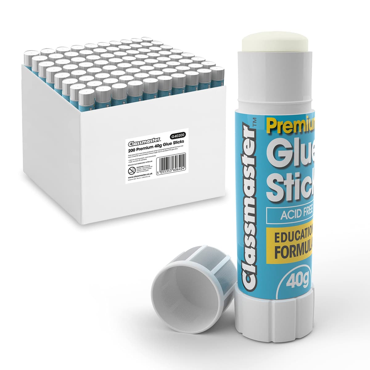 SHOW-ME Classmaster Premium 200 barras de pegamento de 40 g G40200