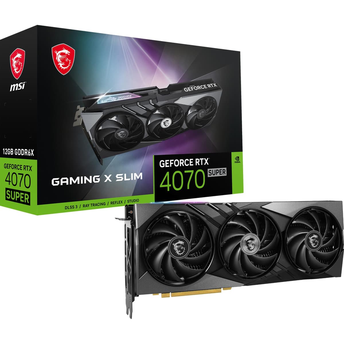 MSI GeForce RTX 4070 Super 12G Gaming X Slim 4711377171601
