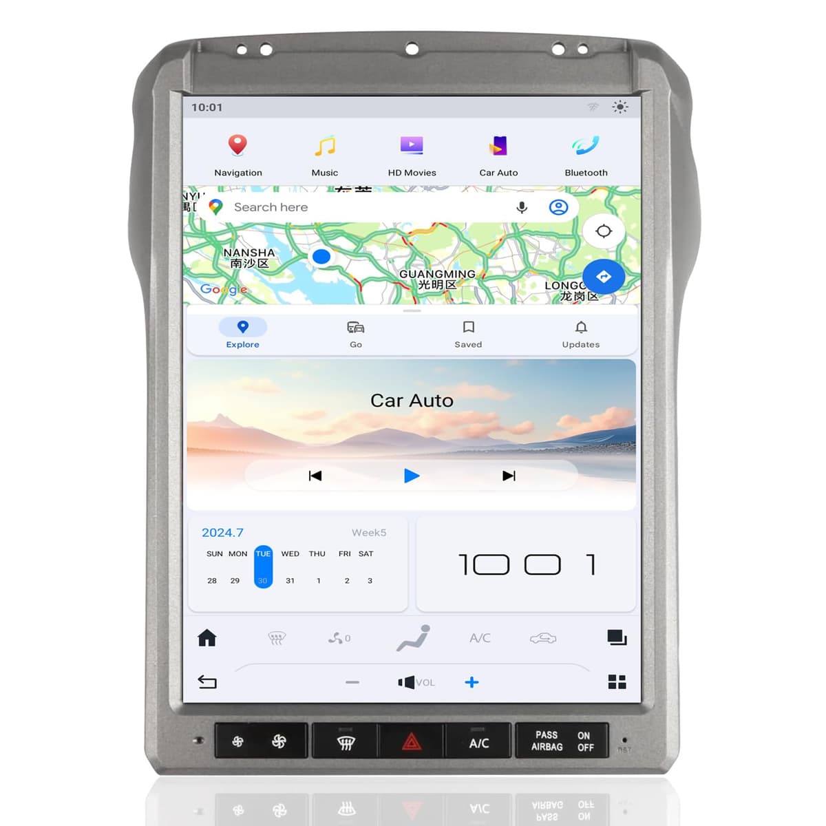 KiriNavi Radio Android 12.1" para Ford F250/F350/F450 SYNC2 2013-2016 con CarPlay/Android Auto