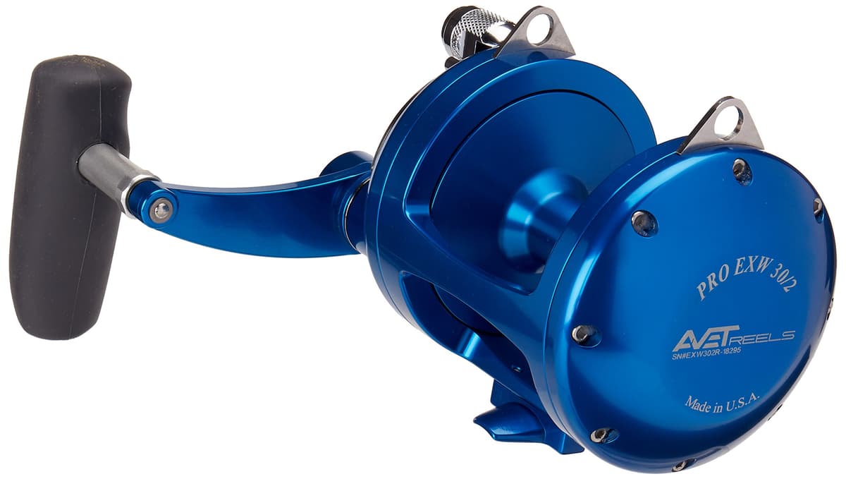 Avet Reels EXW30/2RH-BL 2-Speed Reel - Derecha, Azul