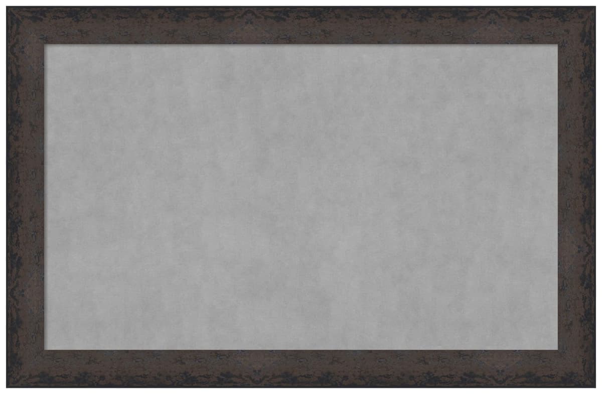 Amanti Art Pizarra Magnética enmarcada Dappled Black Brown 45 x 29" (área magnética 40 x 24) 28588291918