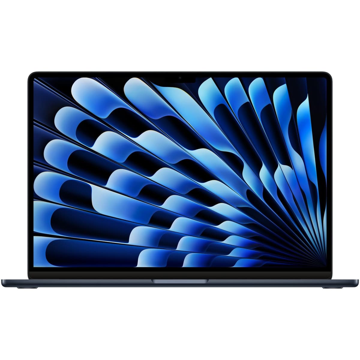 MacBook Air 2023 de Apple con chip Apple M2 con CPU de 8 núcleos/GPU de 10 núcleos (15 pulgadas, 8 GB de RAM, 256 GB SSD) (Teclado QWERTY en inglés) Midnight (Reacondicionado) MQKW3LL/A