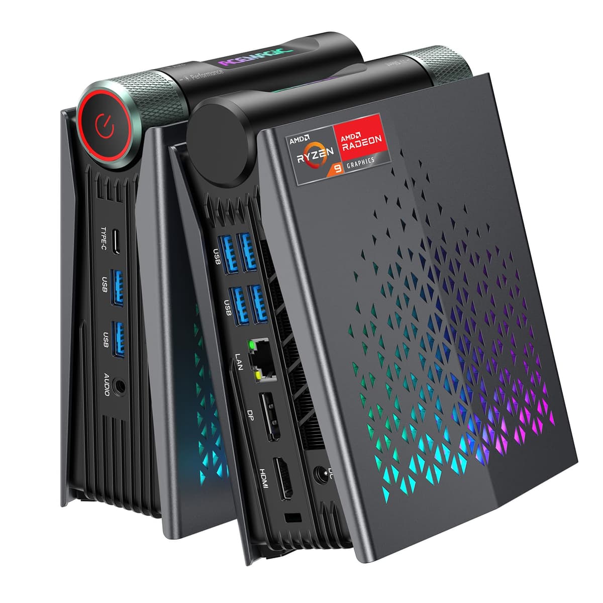 ACEMAGICIAN S3A Mini PC Ryzen 7 8745hs 32GB DDR5 1TB NVMe SSD, AMD Radeon 780M, Type-C, WiFi 6, BT 5.2 AMD Ryzen 9 6900HX/32GB RAM 1TB ROM