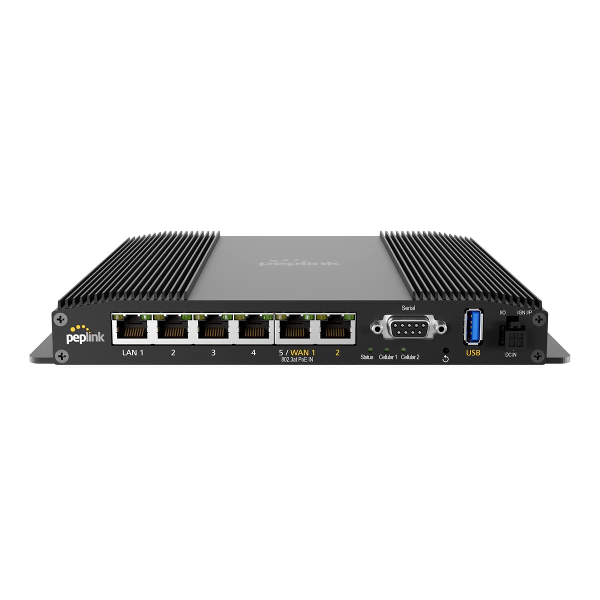 Peplink MAX BR2 Pro - Router Vehicular con Duales WAN 2.5Gbps y 5G Integrado MAX-BR2-PRO-5GN-T-PRM