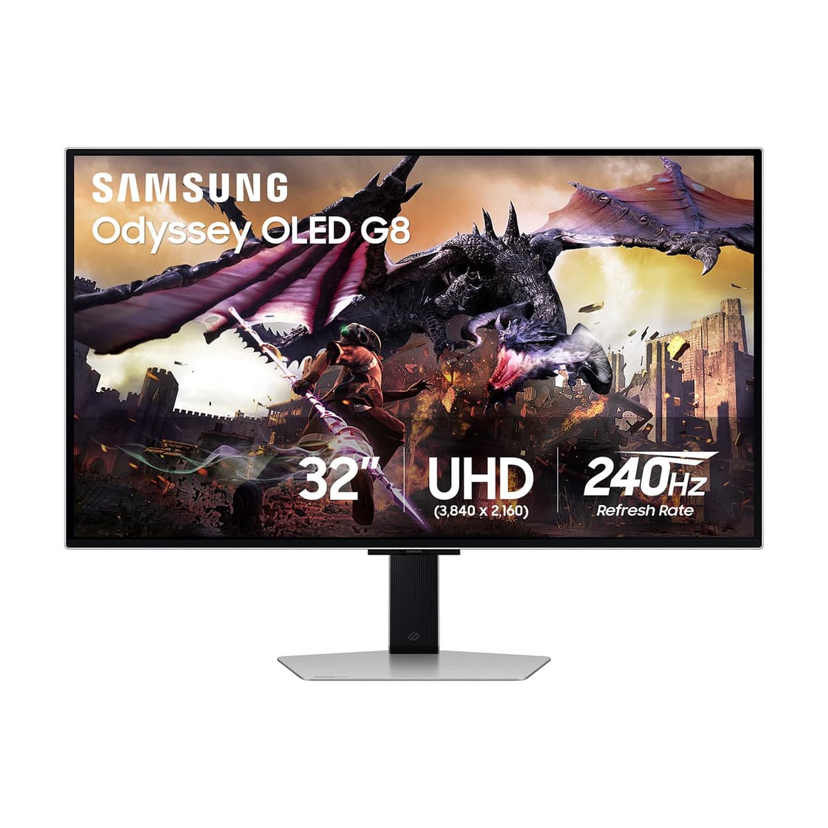 Samsung 32" Odyssey OLED G8 (G80SD) 4K UHD QD-OLED, 240Hz, 0.03ms, 3 años LS32DG800SNXZA