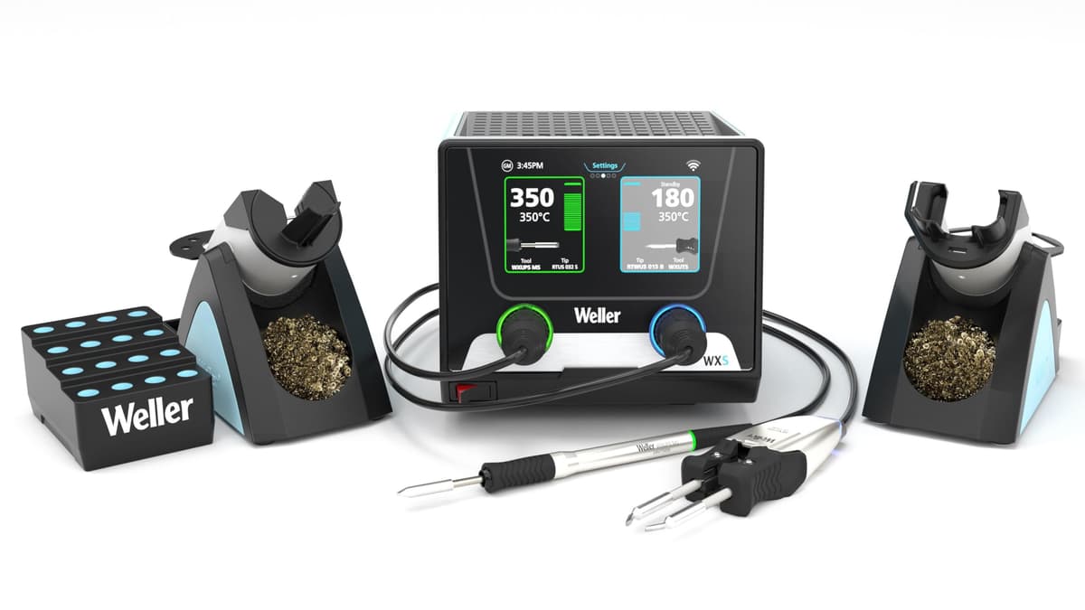 Weller WXS2022 Kit Pesado de Rework con WXsmart, Pinzas Ultra y Soldador Ultra