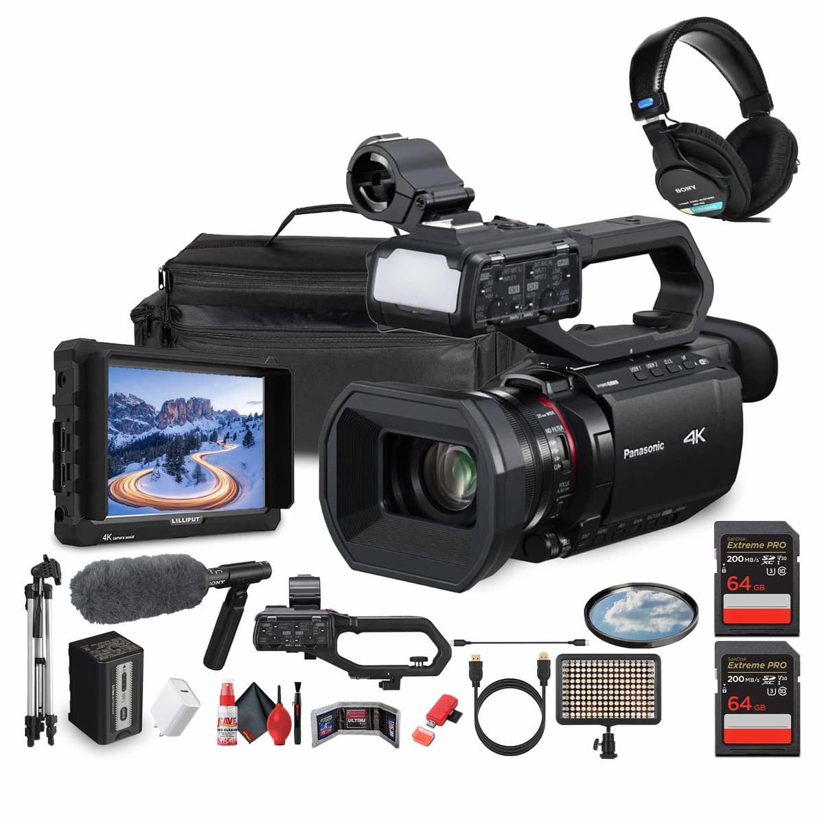 Panasonic HC-X2100 - Camcorder Pro UHD 4K con Zoom 24x y Accesorios Profesionales HC-X2100_EDI_3