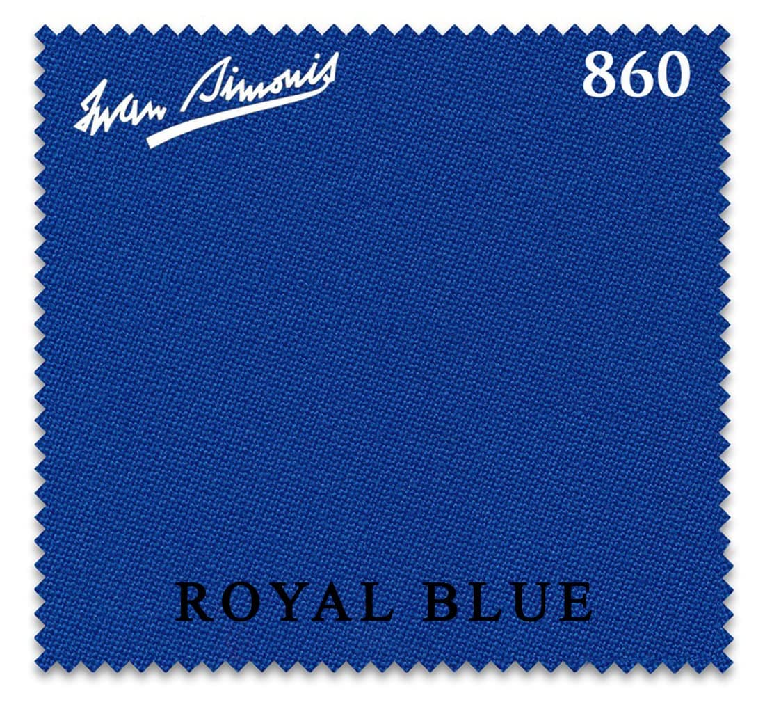 Billiard City Simonis 860 paño para mesa de pool - Pre-cut rails (Royal Blue, 10 ft)
