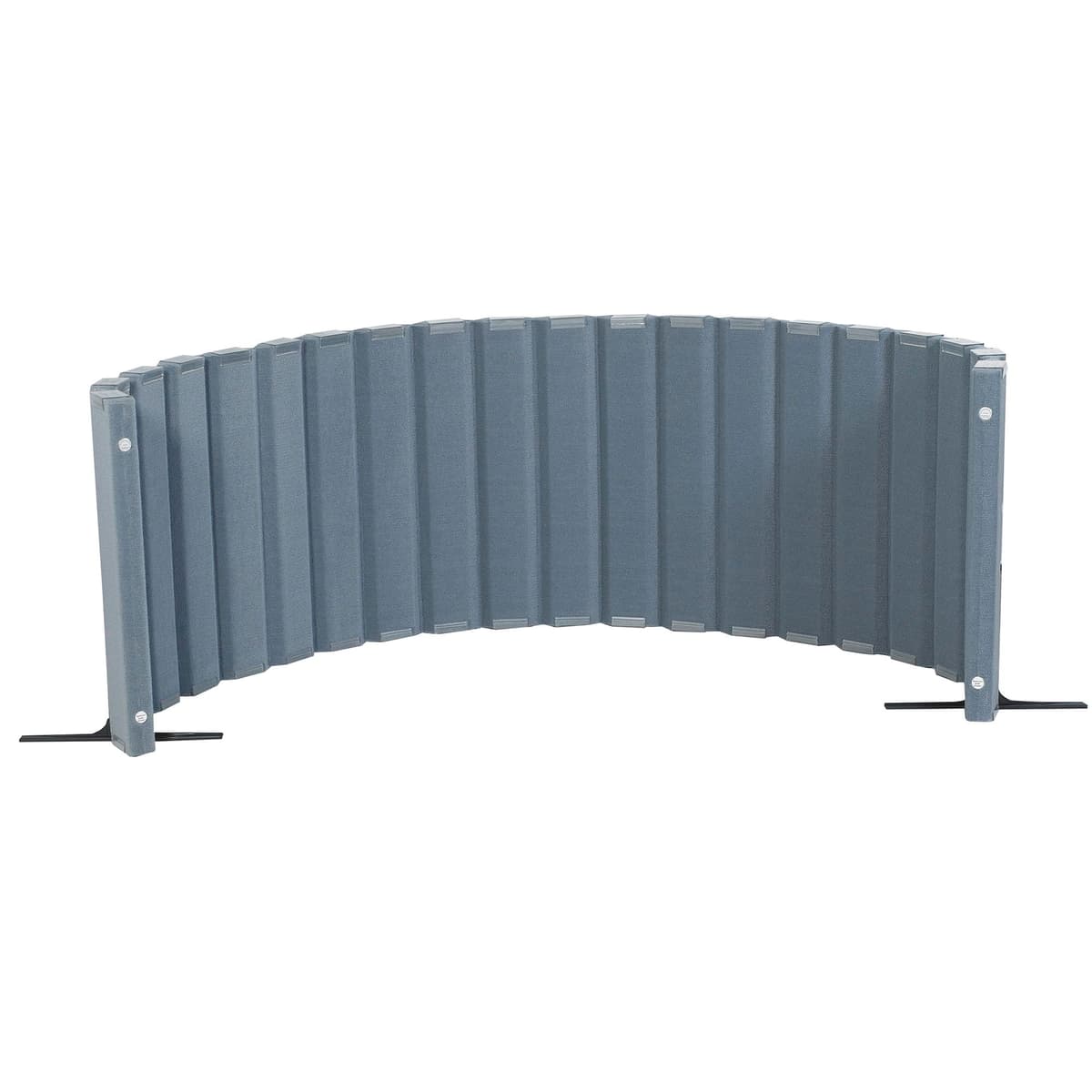 Angeles Divider Quiet 30" x 10' panel divisor con absorción de sonido, gris AB8401BL