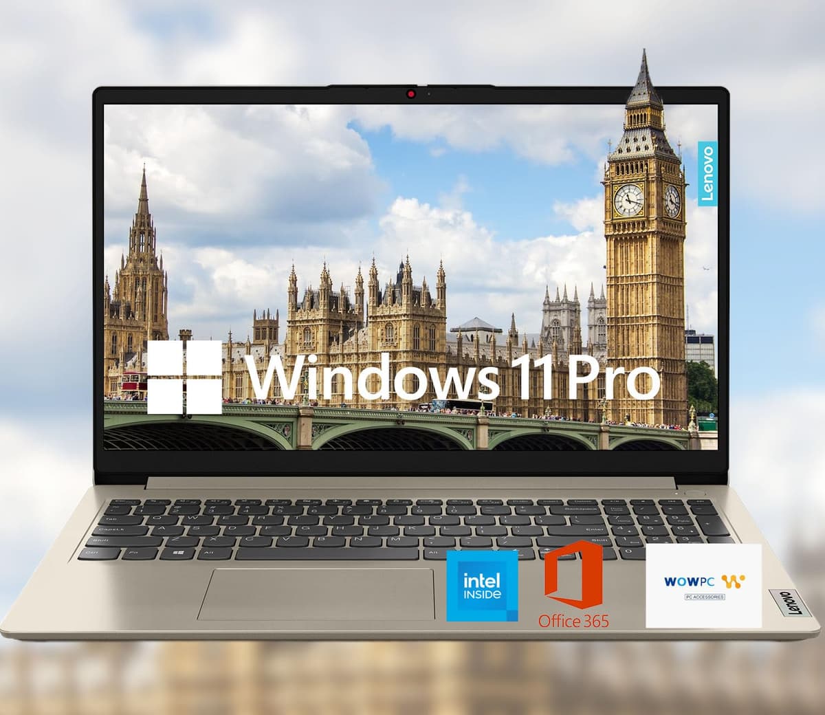Lenovo IdeaPad 15.6" HD con recubrimiento antirreflejo + 1 año de Microsoft 365, 36 GB de RAM, 1.1 TB SSD, Windows 11 Pro, Wi-Fi 6, HDMI, USB-C, procesador Intel, lector de tarjetas SD, hasta 9.5 horas de batería, con USB WOWPC