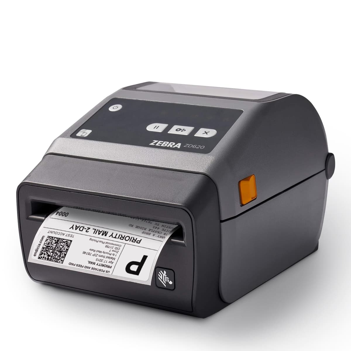 GETPARTS Impresora de escritorio térmica Zebra ZD620d 203 dpi 4" con cortador, Bluetooth y Ethernet (ZD62042-D21F00EZ)