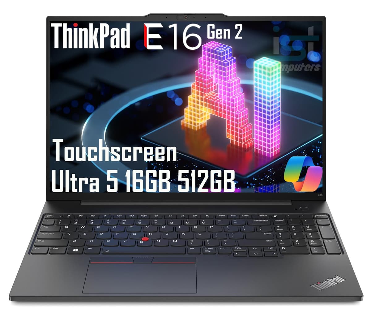 ist computers Lenovo ThinkPad E16 Gen 2 - 16" FHD+ Touch, Intel Core Ultra 5 125U, 16GB DDR5, 512GB SSD, Win 11 Pro ThinkPad E16 21MA