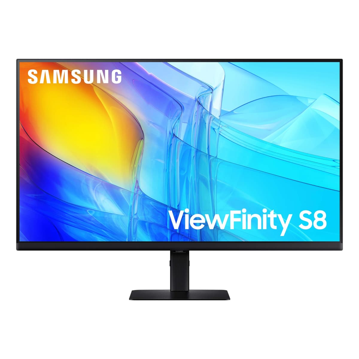 SAMSUNG 32" ViewFinity S8 (S80D) Serie Monitor de Computadora 4K UHD Alta Resolución, HDR10, Múltiples Puertos con HDMI, DisplayPort, USB-A, Base Ajustable en Altura, LS32D806EANXGO, 2024, Garantía 3 Años LS32A804NMNXGO