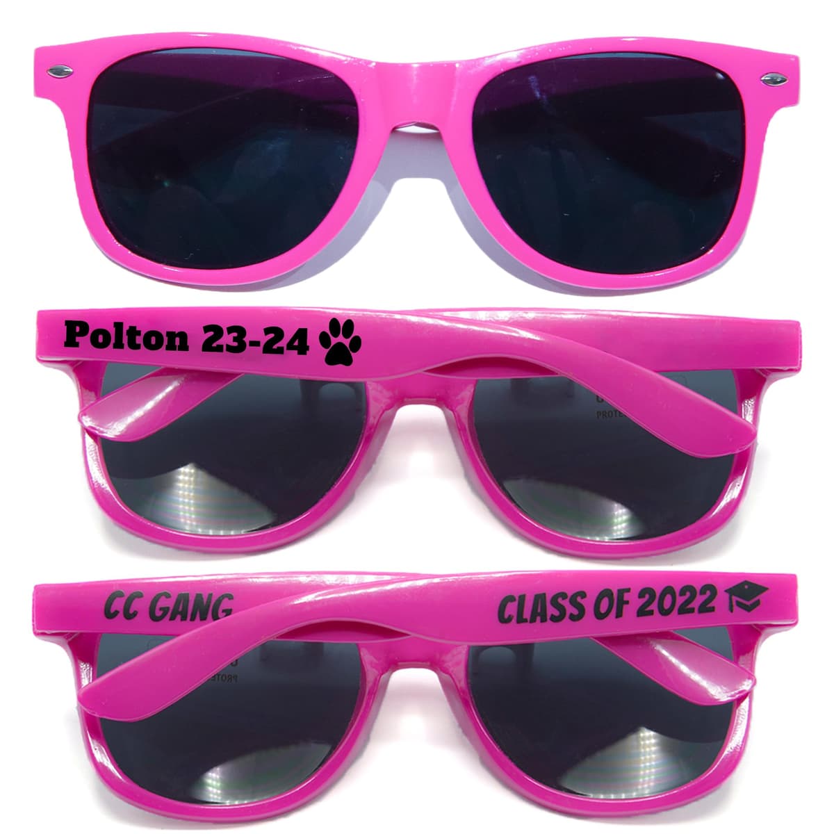 GZLDGIFTS 300PC gafas de sol personalizables para eventos al por mayor (Rose)
