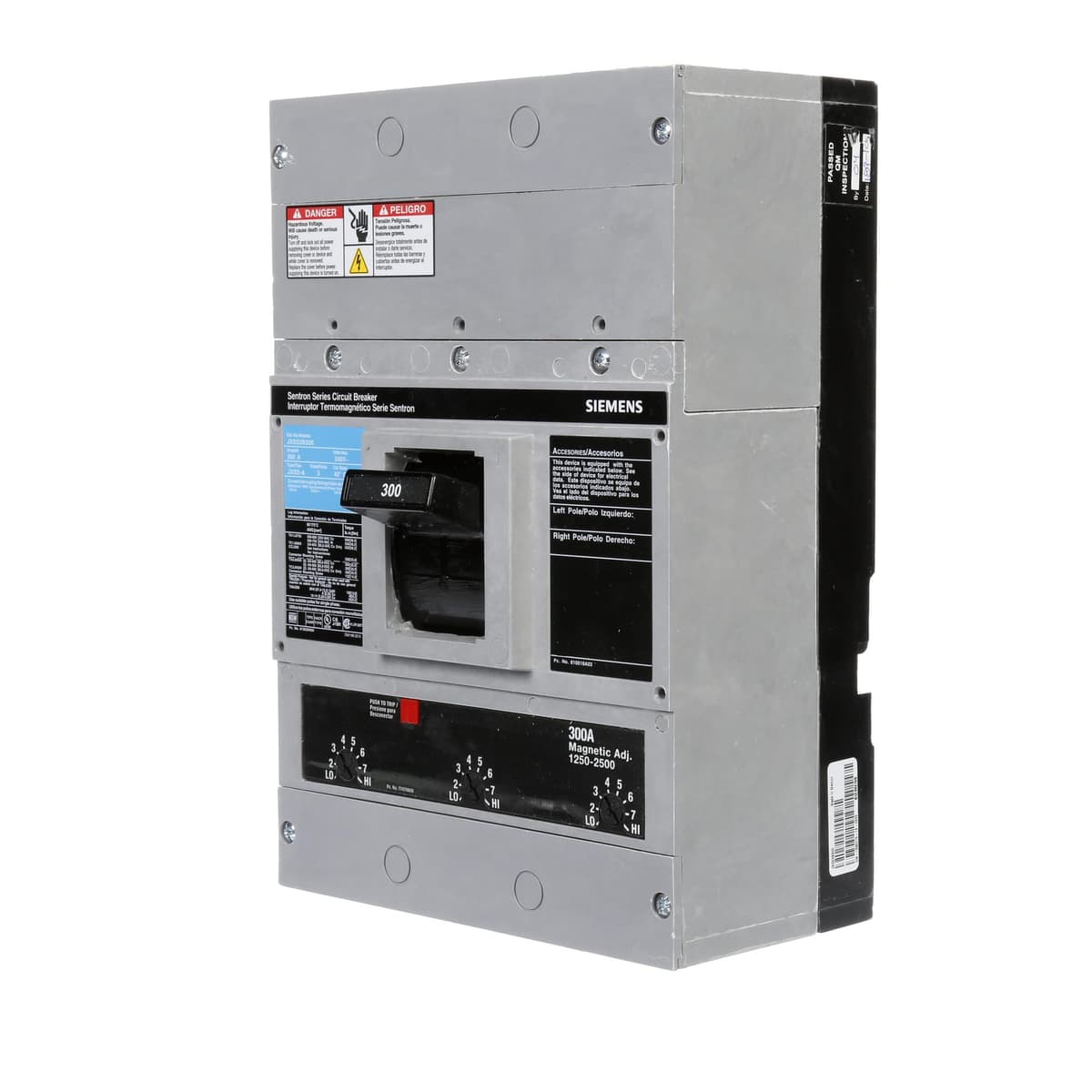 SIEMENS JXD23B300 Interruptor automático JD 3P 300A 240VAC
