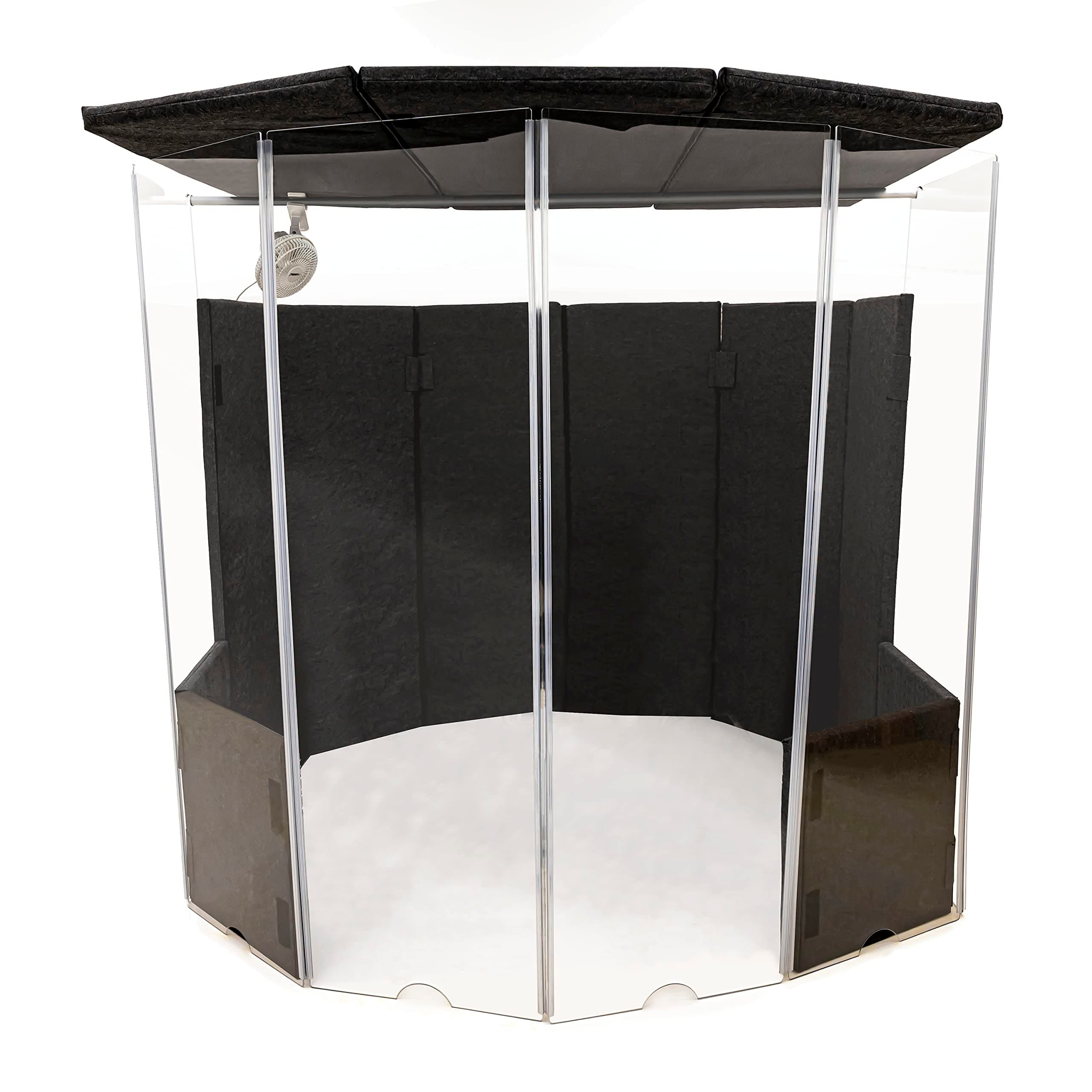 Sound Shields by Emagispace - Cabina de aislamiento 6 paneles 78" para batería y grabación VDS-6SPS-78