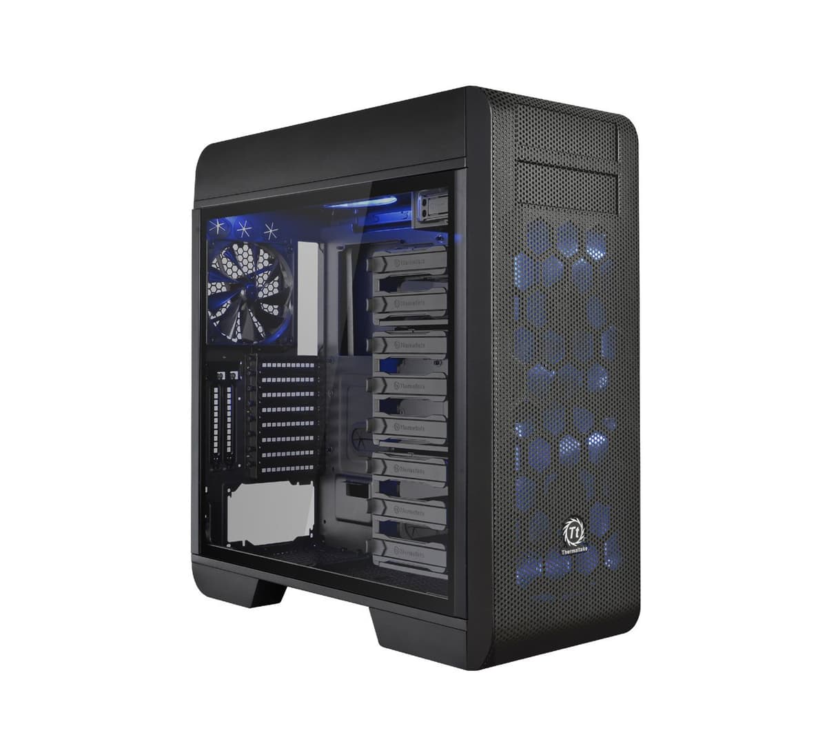 Gabinete Thermaltake Core V71 TG Torre Completa - Negro CA-1B6-00F1WN-04