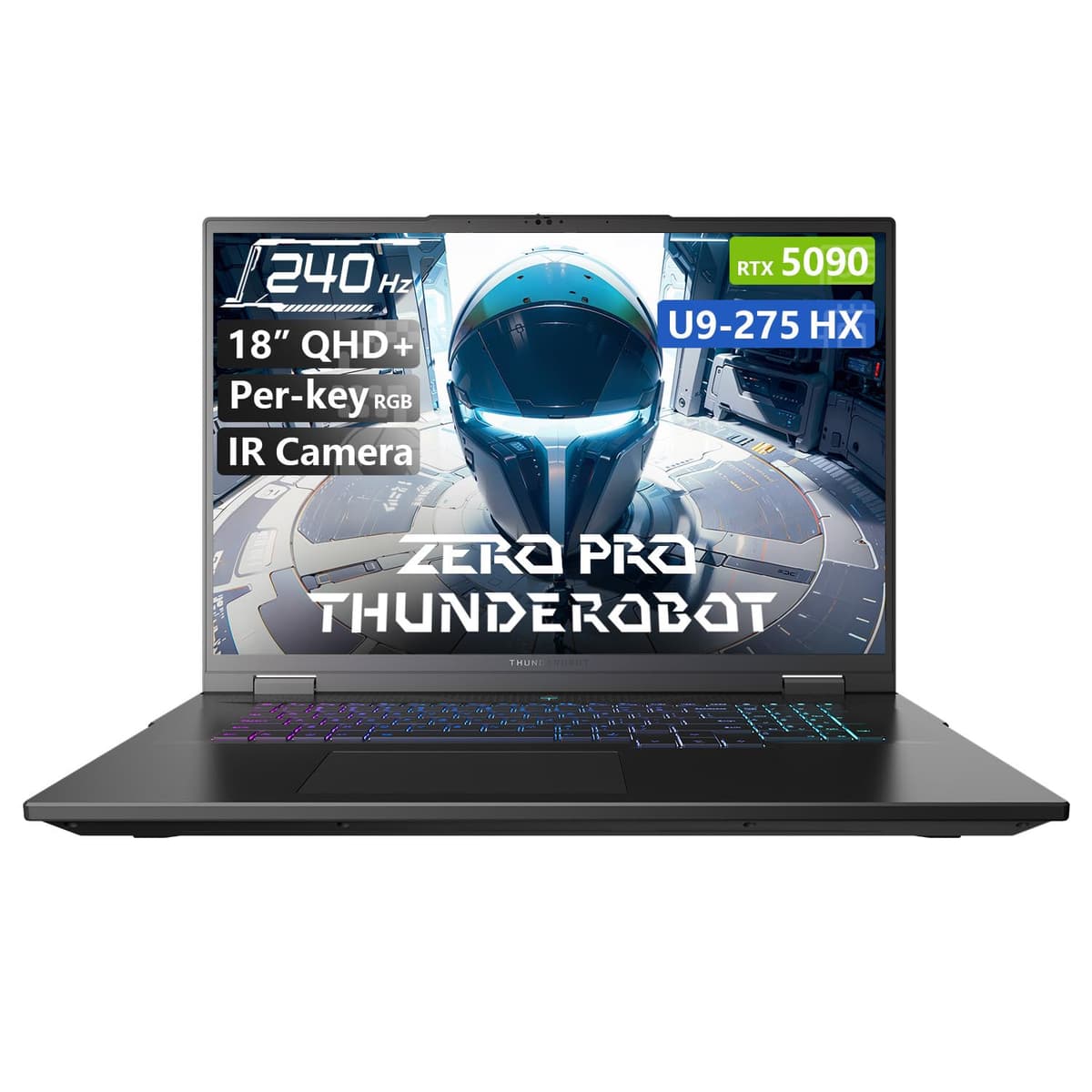 Thunderobot Zero 18 Pro - Laptop gaming 18" QHD+ 240Hz, Core Ultra 9 275HX, RTX 5090