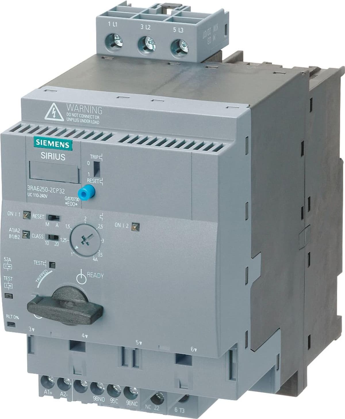 SIEMENS 3RA6250-1EP32 Arrancador magnético reversante compacto, 110-240V, 8-32A