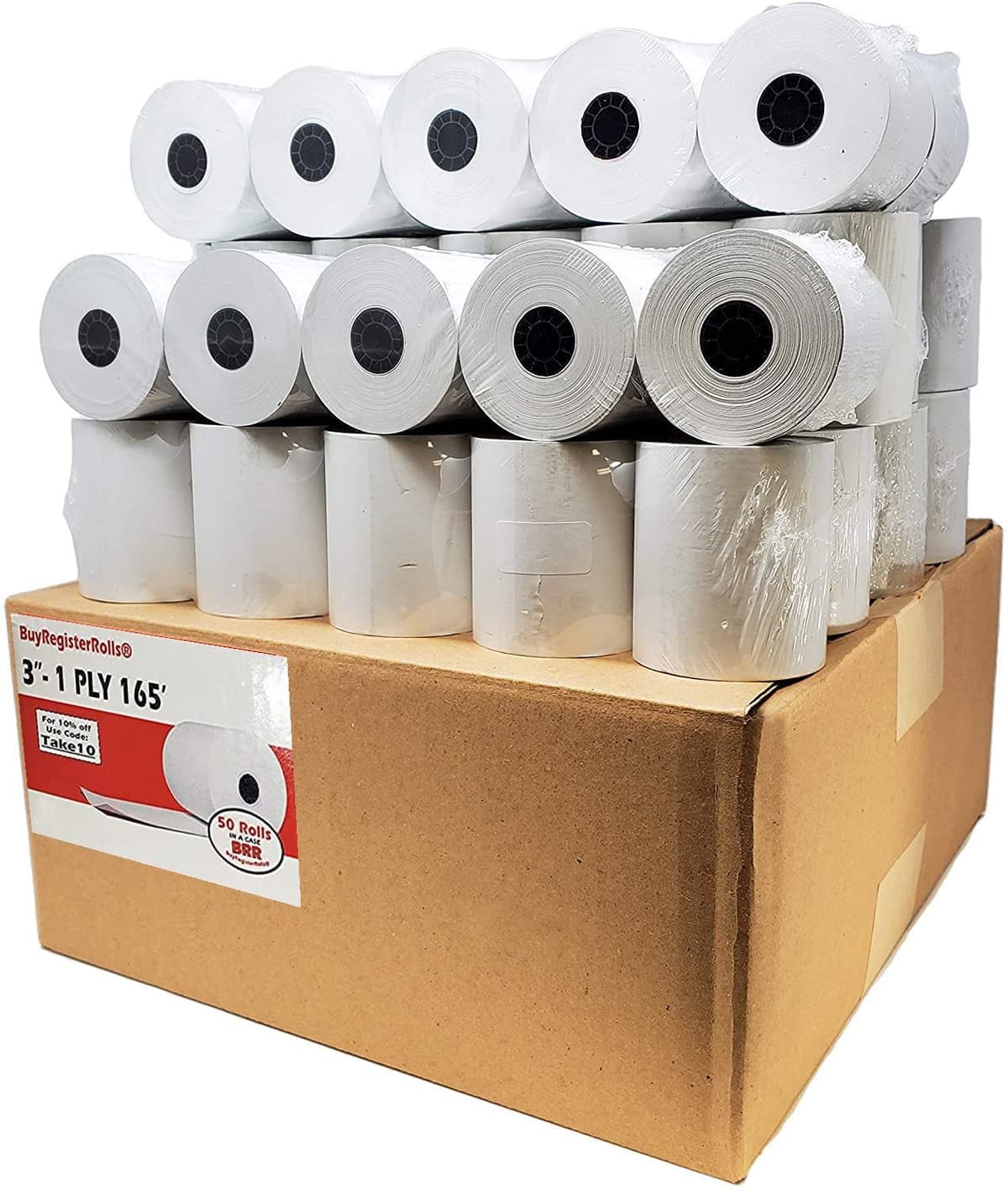BuyRegisterRolls Star SP700 Papel 1-ply 3" x 165' - 1500 rollos BRR