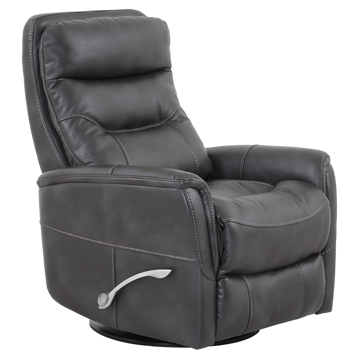 Parker Living Gemini - Sillón reclinable manual giratorio y mecedor Flint MGEM#812GS-FLI