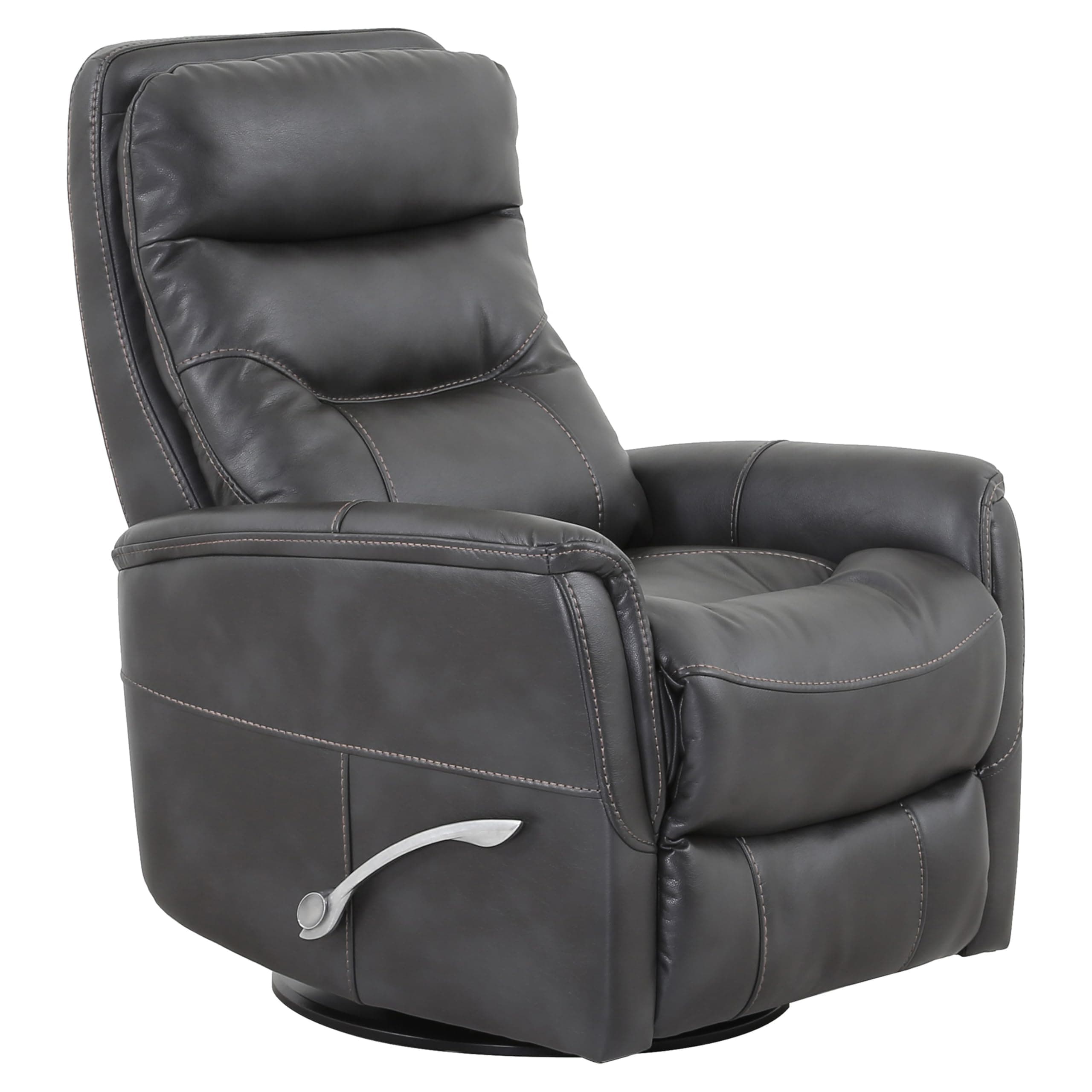 Parker Living Gemini - Sillón reclinable manual giratorio y mecedor Flint MGEM#812GS-FLI