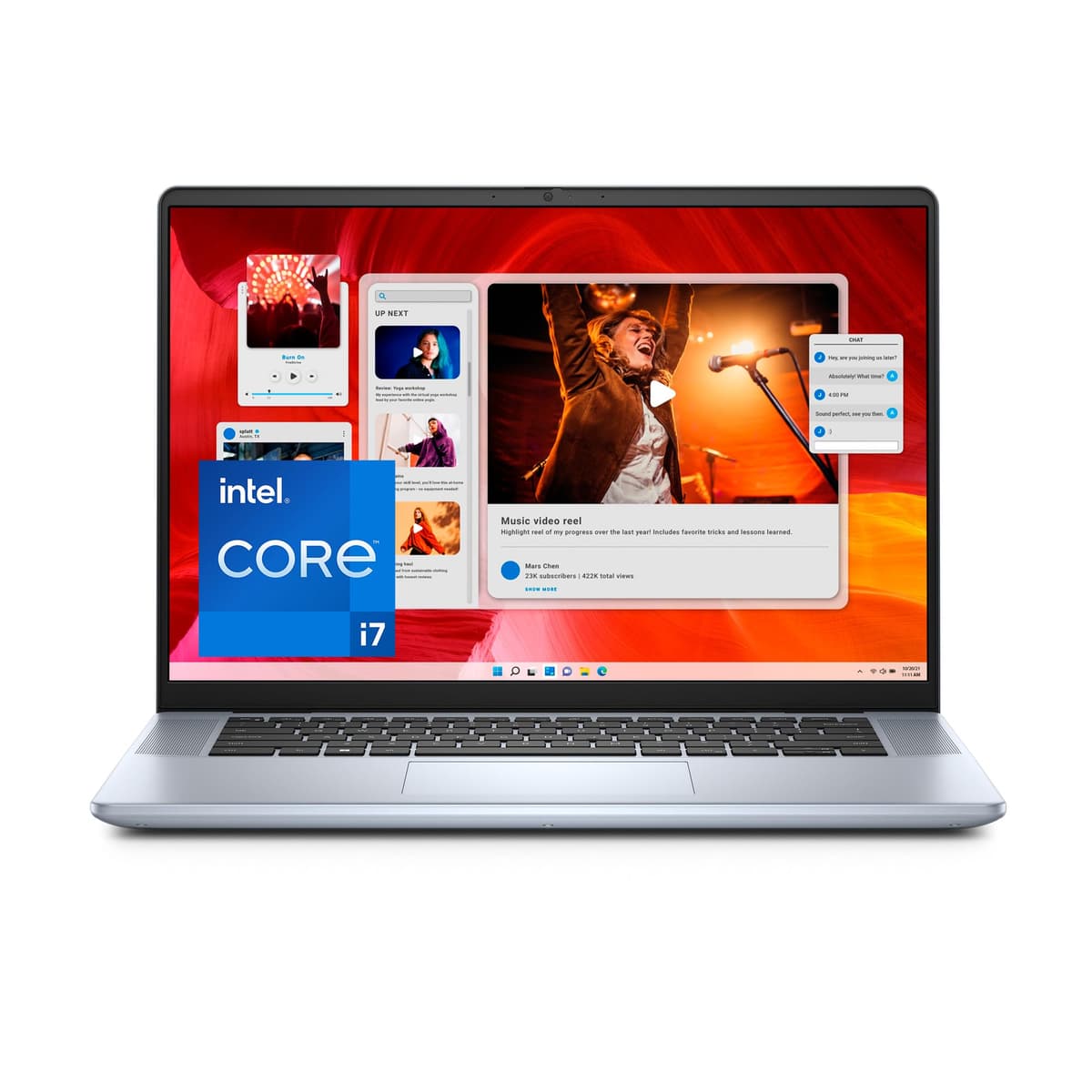 Dell Inspiron 16 Plus 7640 Laptop - Pantalla 16.0" 16:10 2.5K, Procesador Intel Core i7-13620H, 16GB RAM LPDDR5, SSD 1TB, Gráficos Intel UHD, Windows 11 Home, Servicio Onsite y Migración - Azul Hielo V609C