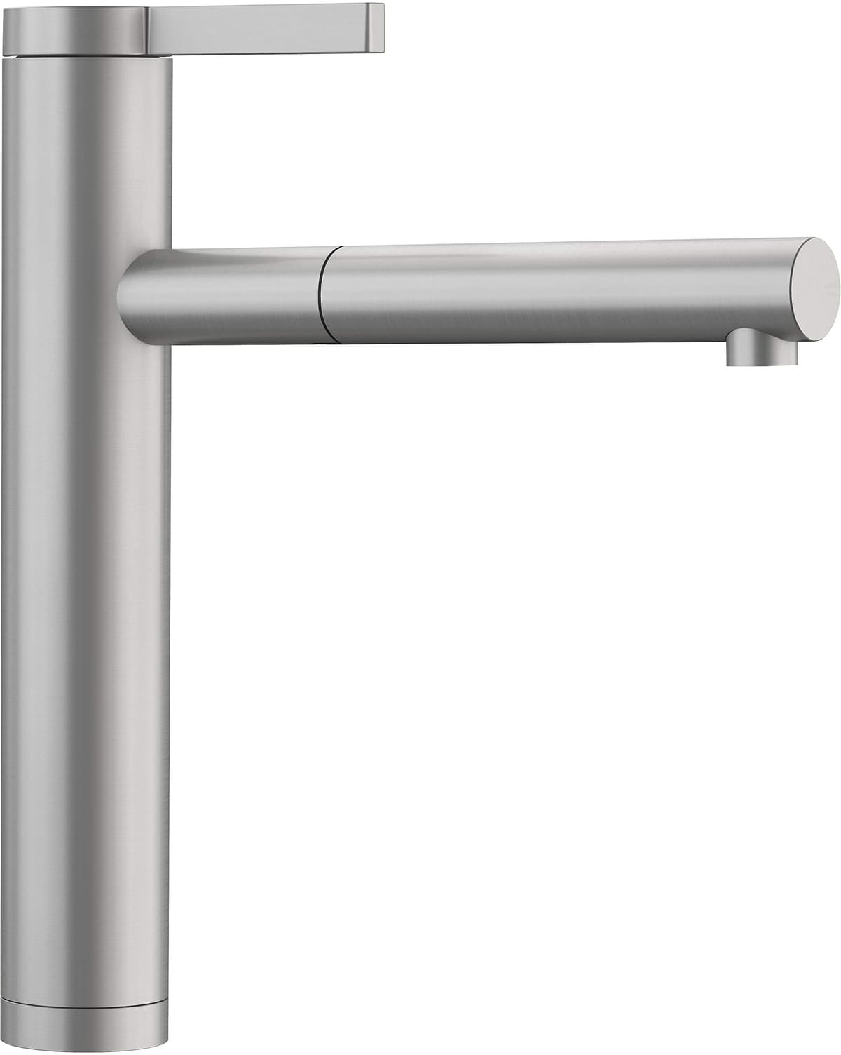 Grifo de cocina BLANCO Actis-S 517593, acero inoxidable, caño giratorio y duchador extraíble metálico