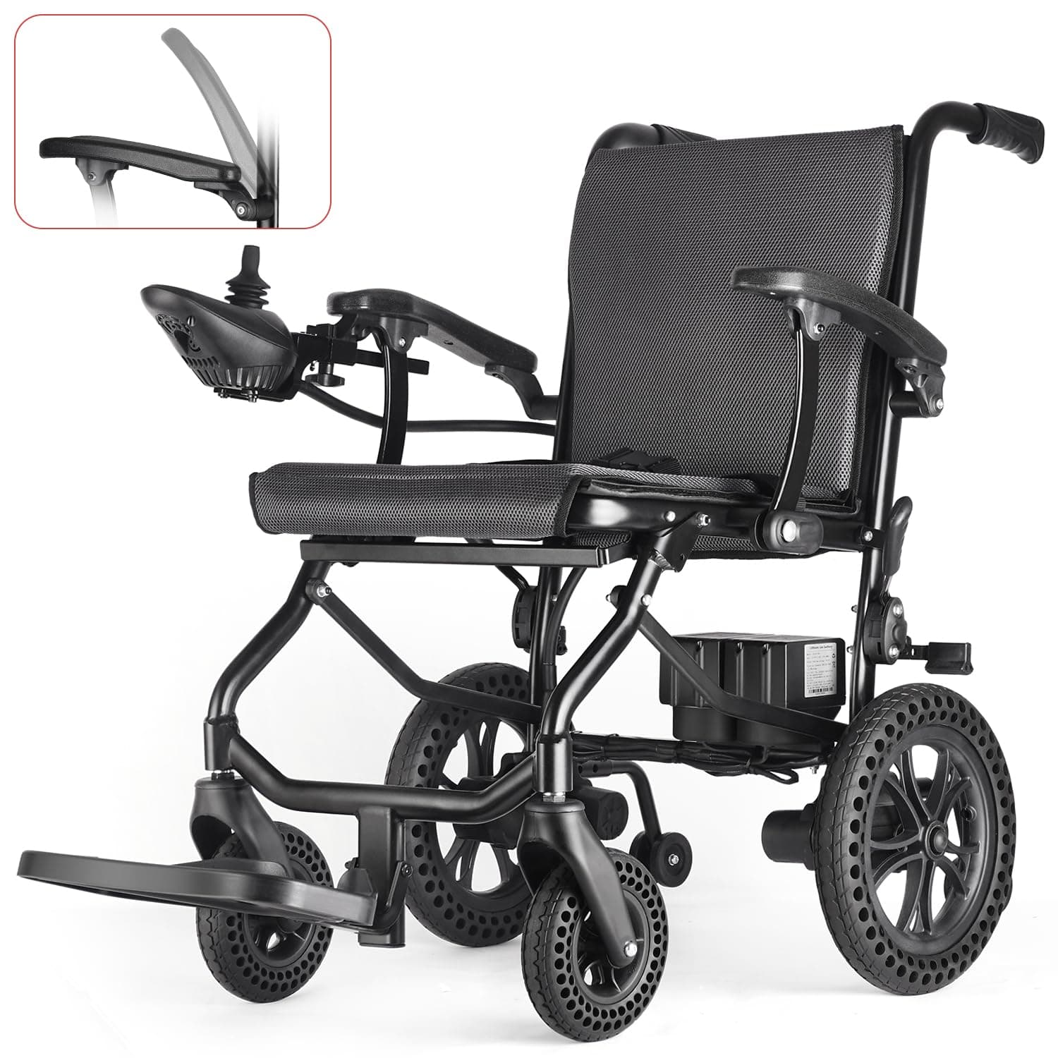 Zurcheel SLB30 Electric Wheelchair para adultos - 30 Lbs, Grey