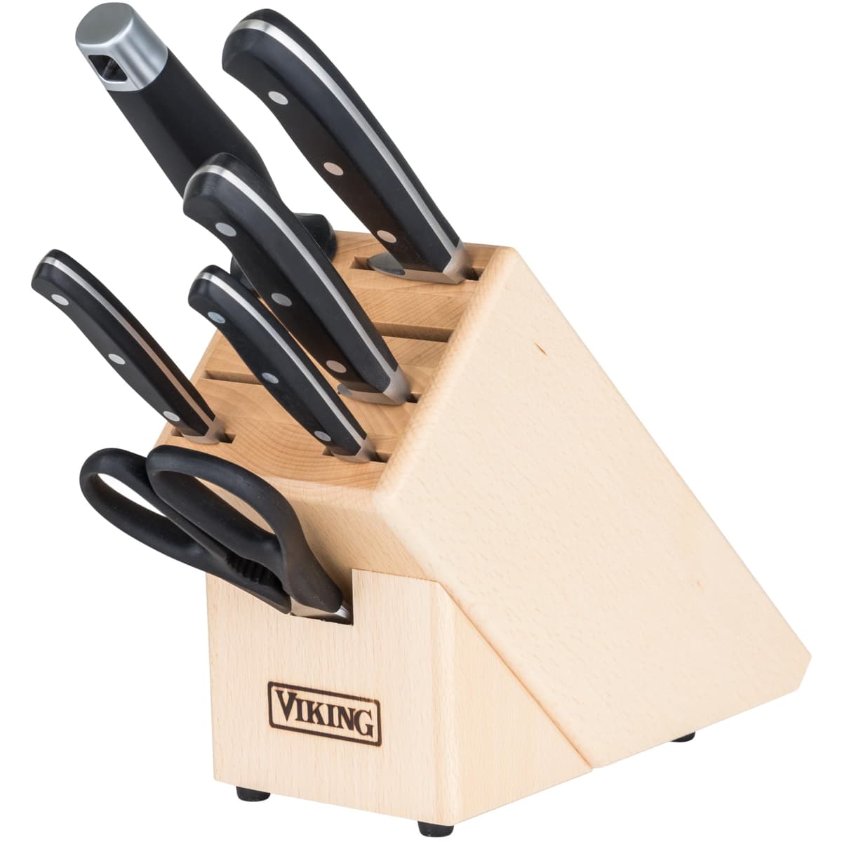 Viking Set de Cuchillos 7 Piezas con Bloque de Madera - Acero Alemán 40083-9907
