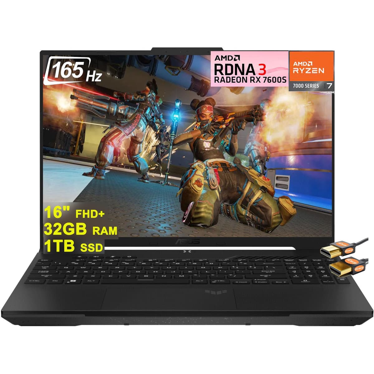 ASUS TUF Gaming A16 16" FHD+ 165Hz Ryzen 7 7735HS 32GB/1TB RX 7600S