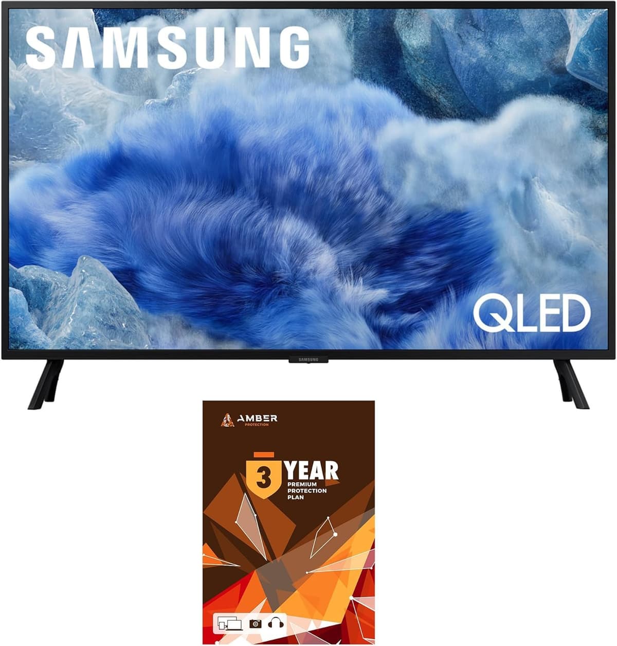 Samsung QN32Q8FAAFXZA Televisor Inteligente QLED Q8F 4K de 32 pulgadas con Vision AI y Plan de Protección Amber de 3 años (2025) BNDL_QN32Q8FA-WRTY3-AMBER-SC