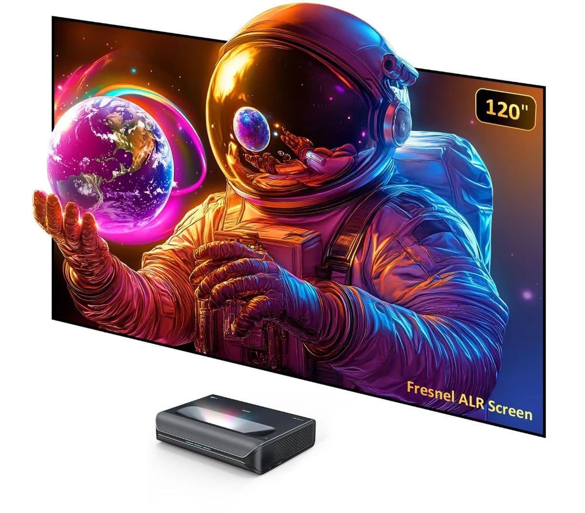 NexiGo Aurora Pro MKII Proyector Laser UST 4K Tri-Color con ALR 120" y Dolby Vision/HDR10+ PJ92 MKII