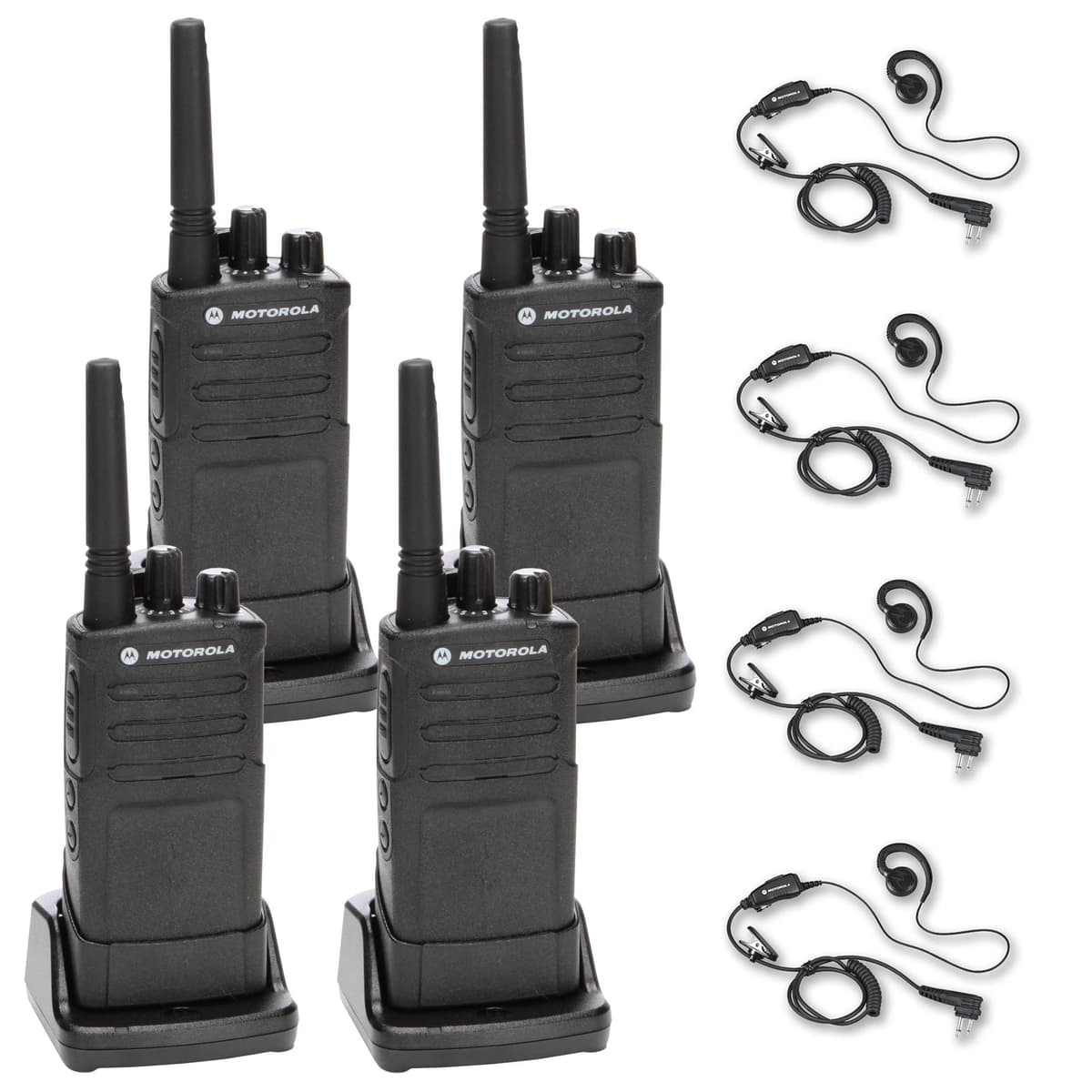 Motorola RMU2080 Radio bidireccional resistente para uso en sitio para empresas + Motorola HKLN4604 Auricular con PTT (pack de 4) RMU2080_EDI_6