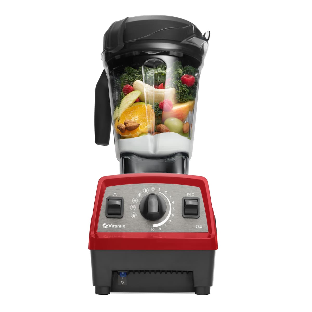 Vitamix Propel Series 750 Licuadora profesional 2.2 HP, 4 programas, recipiente 64 oz, roja 073294