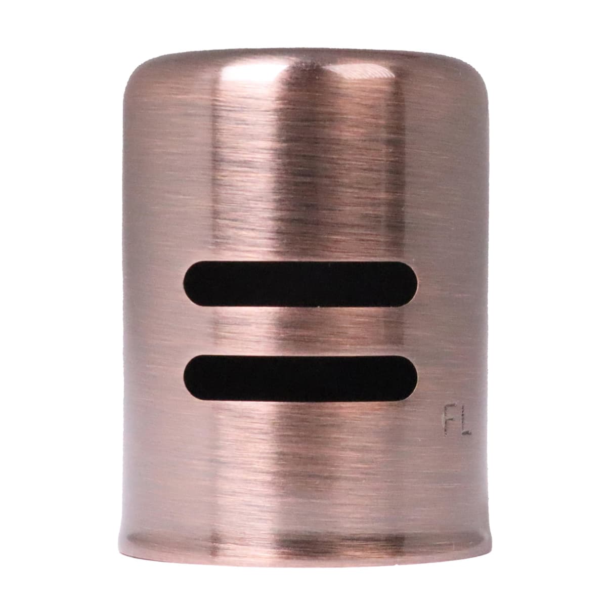 Westbrass D201-100-11 Tapa para air gap de latón macizo 1-5/8" x 2-1/4", cobre antiguo (paquete 100)