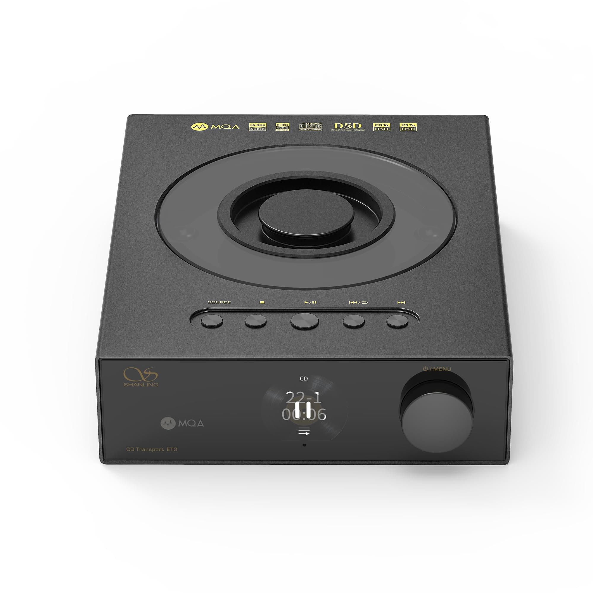 SHANLING ET3 Transporte digital de CD (Negro)
