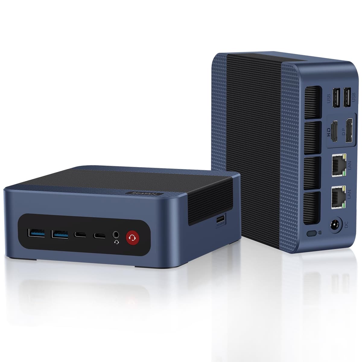 Reatan Mini PC A8 AMD Ryzen 7 8745HS 32GB DDR5 1TB NVMe Dual 2.5Gb Ethernet USB4 HDMI DP WiFi6 BT5.2 Alloy-8
