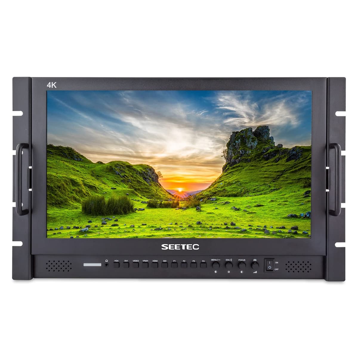 SEETEC P173-9HSD-RM Monitor rack 17.3" 7RU Full HD 1920×1080 con 3G-SDI, HDMI y YPbPr P173-9HSD-RM-OF-US