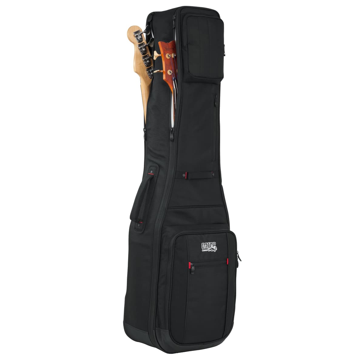 Gator Cases Serie Pro-Go Ultimate Funda Doble para Guitarras, Para (2) Bajos (G-PG BASS 2X)